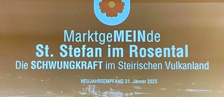 Neujahrsempfang der Marktgemeinde St. Stefan im Rosental – 31. Jänner 2025