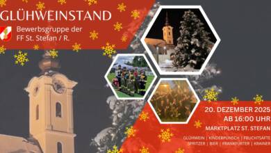 Glühweinstand am Marktplatz