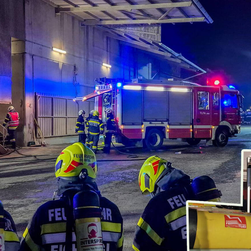 Trocknungsanlagenbrand – 22. Oktober 2025 in Fladnitz i. R.