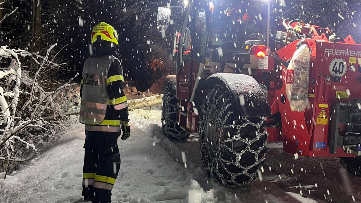 Einsatzserie – Schneefall 20.02.2026