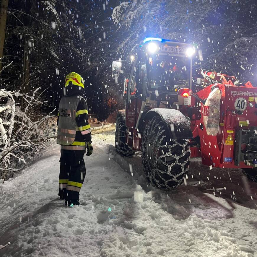 Einsatzserie – Schneefall 20.02.2026